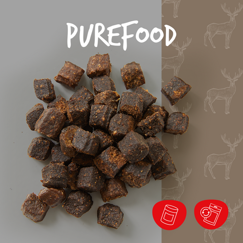 cadocare Dog Snacks - PureFood Goodies M - Venison