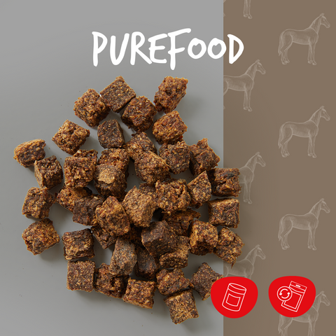 cadocare Dog Snacks - PureFood Goodies M - Horse