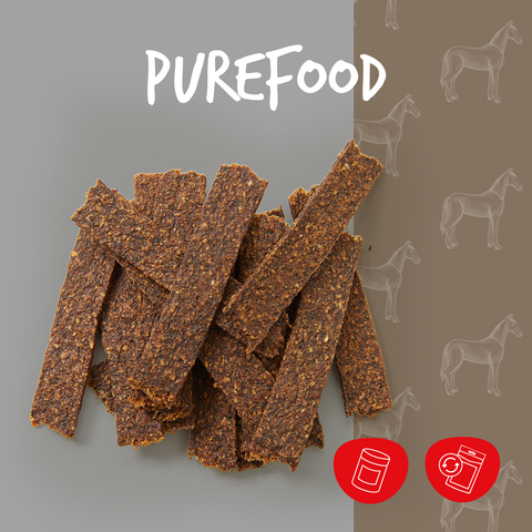 cadocare Dog Snacks - PureStrips - Horse
