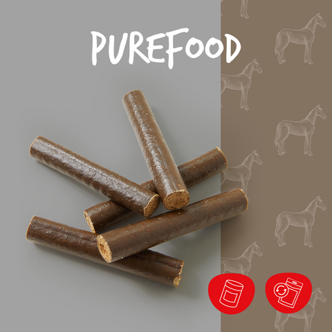 cadocare Dog Snacks - PureRolls - Horse