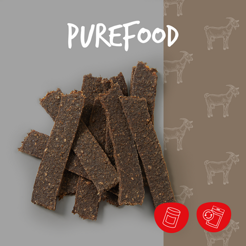 cadocare Dog Snacks - PureStrips - Goat