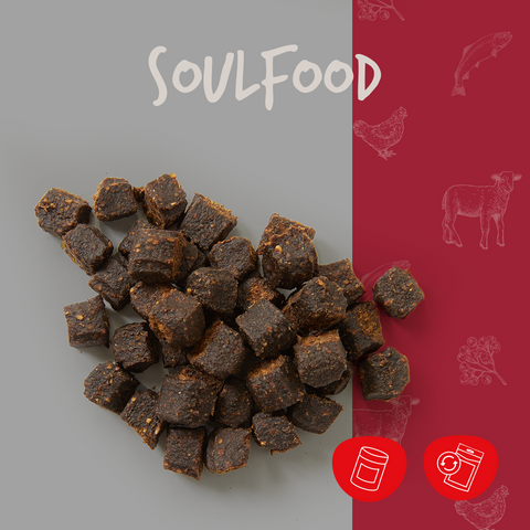 cadocare Dog Snacks - Soulfood Goodies M - Lamb, Chicken, Trout & Elderberry