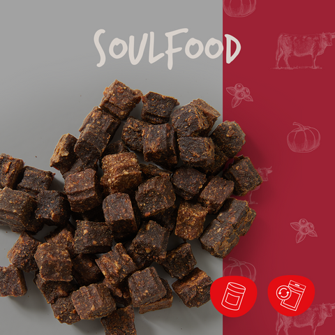 cadocare Dog Snacks - Soulfood Goodies L - Beef, Pumpkin & Cranberry